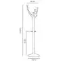 DUIHIDD Clothes Hangers Solid Wood Coat Rack European Creative Tree-Shaped Bedroom Floor Hanger H180cm×W40cm (Color : H)