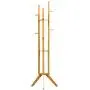 Pratcgoods Entryway Coat Rack Clothes Laundry Coat Rack Entryway Furniture Clothing Hanger Clothing Organizer 3-Tier Storage Shelves Coat Rack with 6 Hooks
