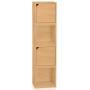 Way Basics Eco Stackable Connect Door Storage Cube, Natural