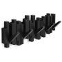 Umbra Sticks Multi Rack ? Modern, Unique, Space-Saving Hanger with 5 Flip-Down Hooks for Hanging Coats, Scarfs, Purses and More, Black