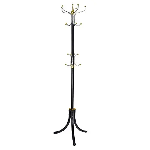 Super Bally Three-Legged Clothes Rack Metal Bedroom Living Room Hanging Clothes Reinforced Floor Hanger
