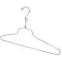 10 Pc 16&quot Dress Hanger Clothes Display Store Fixture Chrome Finish with Loop