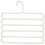 5 Layers Pants Clothes Hangers Non-Slip Multifunctional Clothes Hangers Multilayer Tie Scarfs Magic Hanger Home Organizer 5pcs Random Color 5 Layers Pants Clothes Hangers Non-Slip Multifunctional Clothes Hangers Multilayer Tie Scarfs Magic Hanger Home Organizer 5pcs Random Color