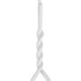 HANGERWORLD 20 Strong Extra Wide 18.11 Metal 13 Gauge White Galvanised Wire Clothes Garment Pants Bar Coat Hangers.