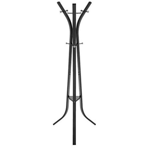 Type A Black Metal Coat Rack | Clothing Hanger with 9 Hooks, Easy Assembly | Perfect for Your Hallway, Entryway or Foyer to Hang Your Clothes & Accessories | Black, 9-Hooks Type A Black Metal Coat Rack | Clothing Hanger with 9 Hooks, Easy Assembly | Perfect for Your Hallway, Entryway or Foyer to Hang Your Clothes & Accessories | Black, 9-Hooks
