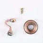 uxcell Curtain Tieback Hooks Zinc Alloy Vintage Curtain Drapery Holder Window Wall Hooks Clothes Hanger, Copper Tone