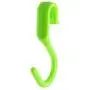 uxcell Plastic Home Bathroom Wall Mounted Towel Clothes Coat Hook Hanger 10 Pcs Green