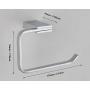 ThinkTop Luxury Solid Brass Toilet Paper Holder Roll Hanger,Chrome Finished Mirror Polished Square Design Wall Mounted Bathroom Accessories