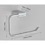 ThinkTop Luxury Solid Brass Toilet Paper Holder Roll Hanger,Chrome Finished Mirror Polished Square Design Wall Mounted Bathroom Accessories