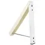 Mai Hongda Folding Clothes Hanger Wall Mounted Retractable Laundry Room Organizer Drying Rack Holder Stainless Steel Rod Hanging on Bathroom Balcony Garage Indoor/Outdoor Dryer (Triangle 1 Pack)