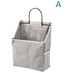 Sock Hanger Storage Bag Hanging Bag Dormitory Storage Bag Wall Hanging Bag Magazine Storage Bag Small Toy Storage Organization Clothes Drying Rack (Color : Gray, Size : 2238cm)