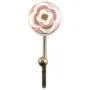 Indianshelf Handmade 1 Artistic Vintage Pink Ceramic Floral Clothes Hooks Hangers/Wall Hooks for Kids Indianshelf Handmade 1 Artistic Vintage Pink Ceramic Floral Clothes Hooks Hangers/Wall Hooks for Kids
