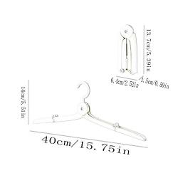 HJYPYJ Magic Hanger,Portable Magical Hangers,Household Windproof PP Hanger,Space-Saving Organizer Hangers, Not Easily Deformed/Blue / 12 pcs