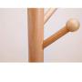 HGXC Full Beech Wood Floor Coat Rack Solid Wood Simple Modern Interior Bedroom Living Room Hanger Clothes Hook (Color : Wood)