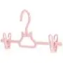 HANGERWORLD 20 Pink 11.8inch Plastic Kids Coat Clothes Garment Pants Skirt Baby Toddler Adjustable Clip Hangers HANGERWORLD 20 Pink 11.8inch Plastic Kids Coat Clothes Garment Pants Skirt Baby Toddler Adjustable Clip Hangers