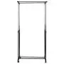 IOOkME-H Double Rail Clothes Rack Adjustable Height Rolling Garment Rack Stainless Steel 2 Shelf Pole Clothes Hanger Freestanding Organizer IOOkME-H Double Rail Clothes Rack Adjustable Height Rolling Garment Rack Stainless Steel 2 Shelf Pole Clothes Hanger Freestanding Organizer