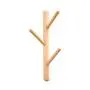 YOYAI Wood Coat Rack Hooks Wall Mounted Wood Wall Hooks Hat Rack Towel Hanger Detachable Modern Design Handcraft Tree Branch Heavy Duty Peg Rack（Beech Wood 3 Hooks）