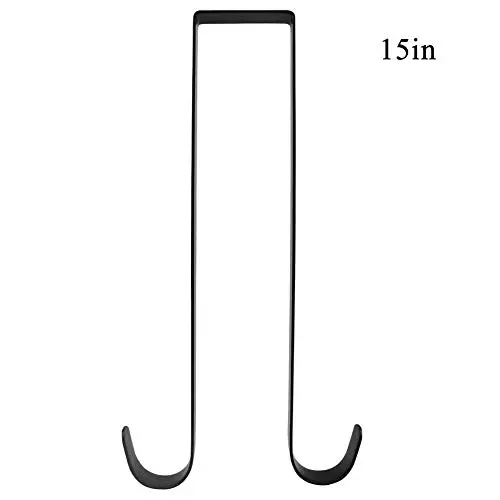 Autobestown Doublesided Hook Christmas Wreath Hanger Door Hook 13/15 Inches Decoration Storage Hook Festive Party Supplies