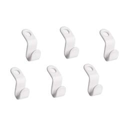 Smoxx Closet Hanger Wonder Space Saver Magic Extension Hook Clothing Rack 6pcs for Clothes Rolling Closet Organizer
