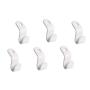 Smoxx Closet Hanger Wonder Space Saver Magic Extension Hook Clothing Rack 6pcs for Clothes Rolling Closet Organizer