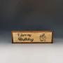 Bulldog Sign, Animal Lover Gift, Dog Decor, Saw-tooth Hanger Installed, Dog House Decor, Laser Engraved Great Quality, Oil Finish