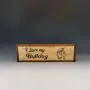 Bulldog Sign, Animal Lover Gift, Dog Decor, Saw-tooth Hanger Installed, Dog House Decor, Laser Engraved Great Quality, Oil Finish