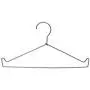 FixtureDisplays Set of 5 Stainless Steel Strong Metal Wire Hangers Clothes Hangers Everyday Hangers 15653