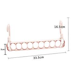 HJYPYJ Magic Hanger,PP No Trace Folding Hanger,Durable Organizer Space-Saving Hanger,Bearing 1.5Kg Durable/Green / 2 pcs
