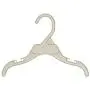 Mainetti 495 White All Plastic Hangers With Notches For Straps, Great For Shirts/Tops/Dresses, 10-Inch (Value Pack Of 500)