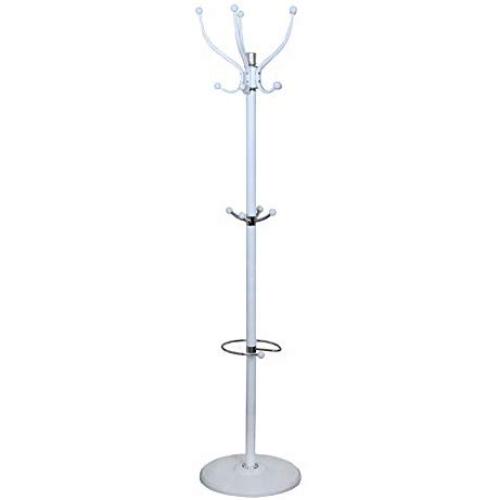AIDELAI Coat Rack Coat Rack Floor-Standing Coat Rack Hangers Hook Up Clothes Hat Bags Storage Bedroom Office Vertical Metal White