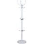 AIDELAI Coat Rack Coat Rack Floor-Standing Coat Rack Hangers Hook Up Clothes Hat Bags Storage Bedroom Office Vertical Metal White