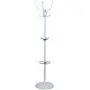 AIDELAI Coat Rack Coat Rack Floor-Standing Coat Rack Hangers Hook Up Clothes Hat Bags Storage Bedroom Office Vertical Metal White