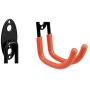 ZNCMRR Steel Garage Storage Utility Double Hooks, Heavy Duty Wall Hooks for Organizing Various Tools,Ladders,Bulk Items, Bikes, 5 Sizes(10 Pack)