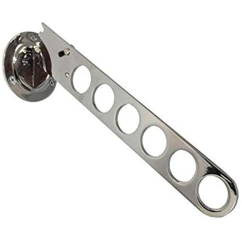 Desunia Multi Position Clothes Hanger Rack - Wall Mount Garment Holder for Organizing Wardrobe in Laundry Room, Closets, Storage Rooms - Heavy Duty - Polished Chrome