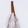 Large Leather Wall Hook, minimal wall hanging strap towel hook rack wall leather loop strap for scarf hook storage hanger towel holder leather shelf strap