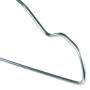 HANGERWORLD 50 Silver 13.6inch Childrens Metal 13 Gauge Pants Bar Coat Clothes Garment Hangers