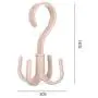KYCPTNFJ 5 pcs Plastic Home Storage Organization Bedroom Hanger Clothes Hanging Rack Holder for Bags Towel
