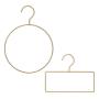 Cupcinu Wrought Iron Geometric Towel Hook Coat Rack Wall Mount Hanger Heavy Duty Clothes Holder Kitchen Hooks for Office Kitchen Bathroom Cabinet Draw Clothes