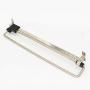 clothes hanger Retractable Wardrobe Rail Towel Coat Racks Closet Rod Shower Rod Towel (Silver,250mm)