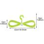 10PCS Plastic Clothes Hangers 360 Degree Rotation Quick Drying Hanger Non Slip Household Closet Organizer Random Color