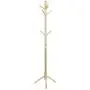 Ellymi Premium Wooden Coat Rack Freestanding with 9 Hooks Painted Solid Wood Tree Hangers for Coats, Hats, Scarves, Clothes and Handbags 48x48x175cm, Wood Color Tree Rack Stand for Coats Clothes Ellymi Premium Wooden Coat Rack Freestanding with 9 Hooks Painted Solid Wood Tree Hangers for Coats, Hats, Scarves, Clothes and Handbags 48x48x175cm, Wood Color Tree Rack Stand for Coats Clothes