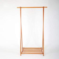 QPSGB Foldable Solid Wood Coat Rack, Home Bedroom Living Room Floor Cloth Rack, Creative Hanger Floor Foyer Coat Rack Wood (Size : 49cm)