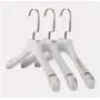 5Pcs Luxury White Antique Wide Shoulder Wooden Coats Clothes Hanger, Punk Sepia Style Thick Clothing Hangers Polished Finish 5Pcs Luxury White Antique Wide Shoulder Wooden Coats Clothes Hanger, Punk Sepia Style Thick Clothing Hangers Polished Finish