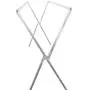 Decor Hut Laundry Drying Rack Chrome Foldable Indoor and Outdoor Use Folds Flat Easy Storage