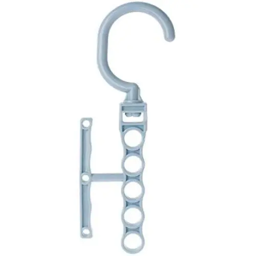 XISAOK 5 Holes Clothes Hanger Organizer Multifunction 360 Rotating Rack with Handle XISAOK 5 Holes Clothes Hanger Organizer Multifunction 360 Rotating Rack with Handle