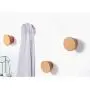 Wall Mounted Decorative Wooden Coat Hook Hat Rack Headphone Scarves Clothes Hanger Organizer Beech,Round,2.36inch,Pack of 3 Wall Mounted Decorative Wooden Coat Hook Hat Rack Headphone Scarves Clothes Hanger Organizer Beech,Round,2.36inch,Pack of 3