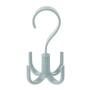 Dabixx 360 Degree Rotating Belt Hanger Scarf Tie Rack Holder Hook Closet Organizer - Blue