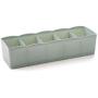 quysvnvqt Fashion Storage Boxes Storage Supplies Multi-grids Cosmetics Underwear Socks Holder Storage Boxes Rack Sundries Organizer for Home - Green