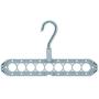 Magic Hangers, Space Saving Clothes Hangers 360° Swivel Hooks Plastic Hanger Organizer Closet Organizer-Blue 6-Pack