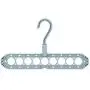 Magic Hangers, Space Saving Clothes Hangers 360° Swivel Hooks Plastic Hanger Organizer Closet Organizer-Blue 6-Pack